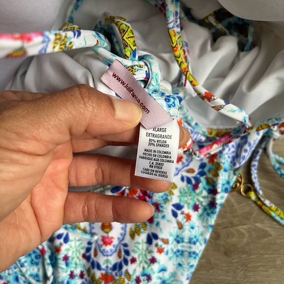 Luli Fama Ay Que Cute Peek a boo Underwire Open-Side One-Piece Bodysuit SZ XL - Picture 8 of 8